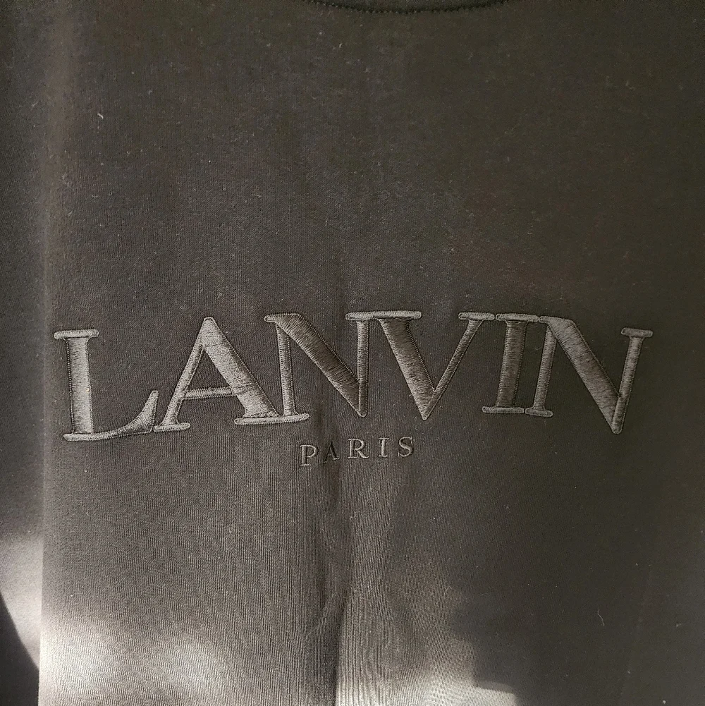 Lanvin Side Curb Crewneck Sweatshirt
